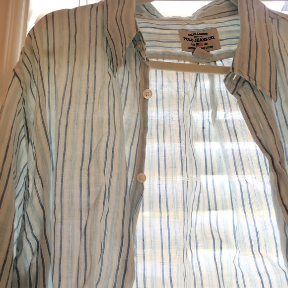 Ralph Lauren Polo Jeans Mens Button Down Shirt - Picture 2 of 3